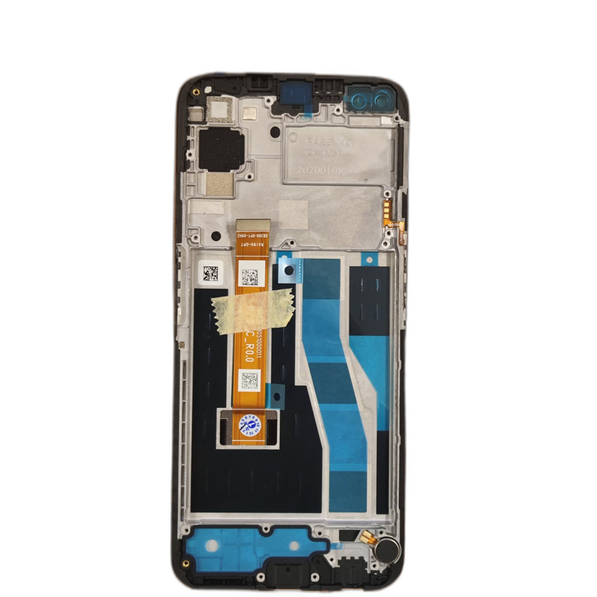 DISPLAY LCD TOUCH+FRAME PER REALME 6 PRO RMX2061 RMX2063 ORIGINALE NERO