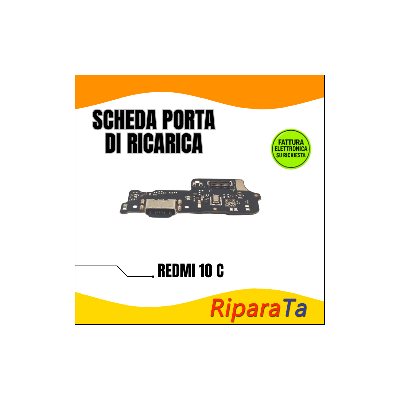 PCB CONNETTORE RICARICA XIAOMI REDMI 10c 220333QAG DOCK MICROFONO HQ