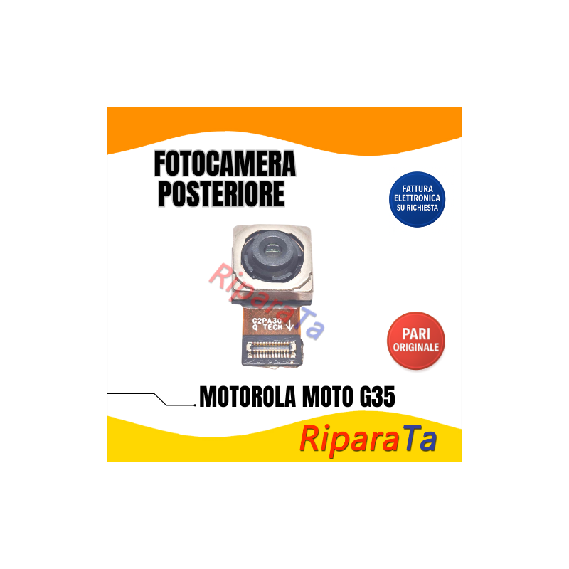 FOTOCAMERA POSTERIORE MOTOROLA MOTO G35 XT2433-5 FLAT FLEX BACK CAMERA