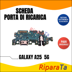 PCB RICARICA CONNETTORE SAMSUNG GALAXY A25 5G A256B DOCK MIC JACK PARI ORIGINALE