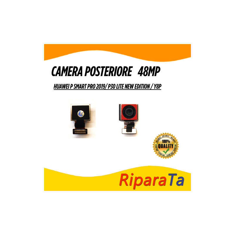 48 MP FOTOCAMERA POSTERIORE per Huawei P Smart Pro 2019/P30 Lite New Edition / Y8p